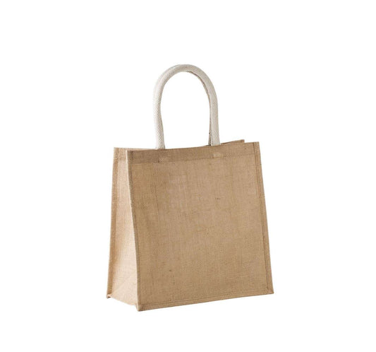 JUTE CANVAS TOTE - LARGE in Natural | utt:38a39f0d094b
