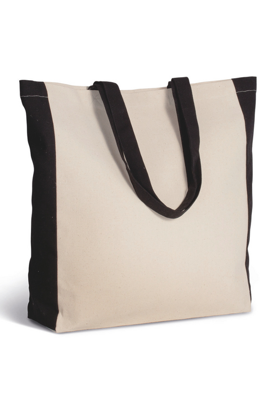 TWO-TONE TOTE BAG - Kimood | utt:de2b9b59ea9a