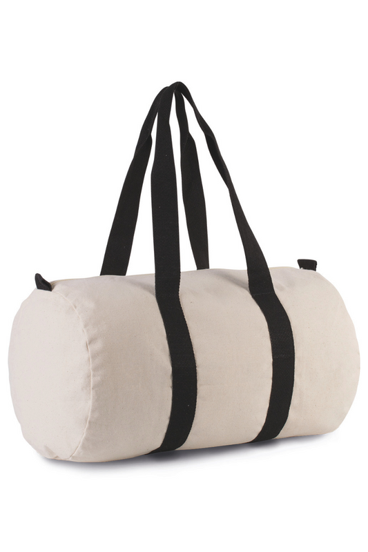 COTTON CANVAS HOLD-ALL BAG - Kimood | utt:a8b335f602f9