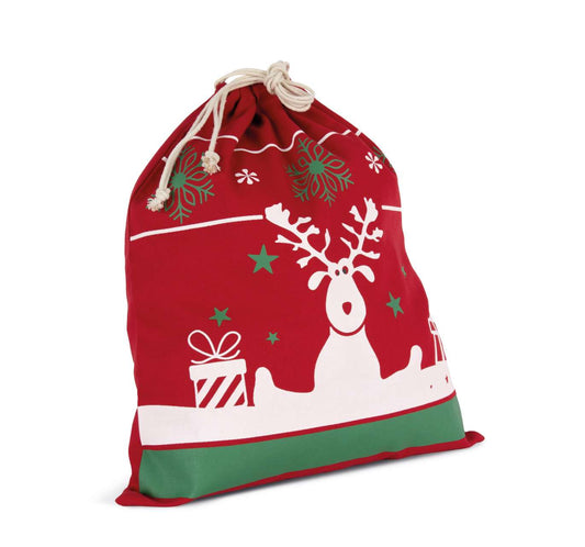 DRAWSTRING BAG WITH CHRISTMAS PATTERNS - Kimood (1 of 2) | utt:cafcc0e7b165