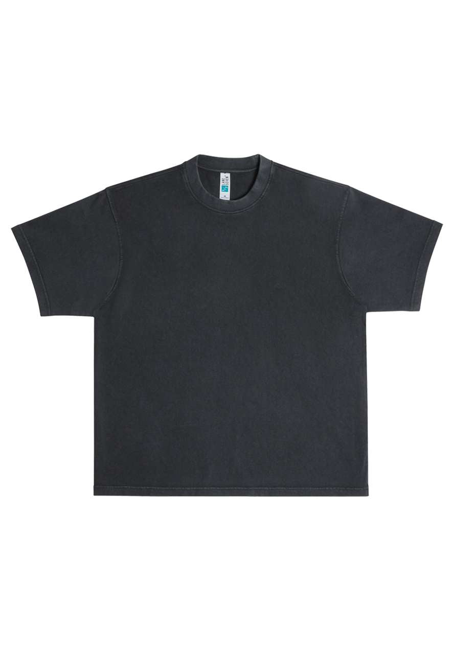 Urban Heavy Tee Garment Dyed in Pigment Black
