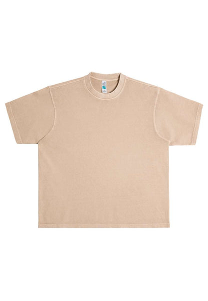 Urban Heavy Tee Garment Dyed in Pigment Burro