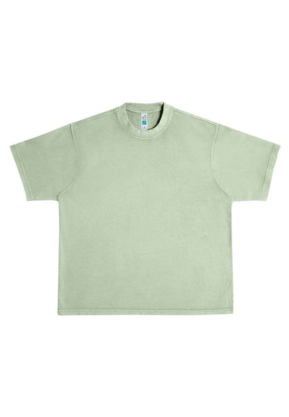 Urban Heavy Tee Garment Dyed in Pigment Oil Green