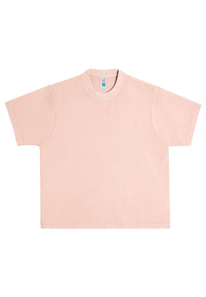 Urban Heavy Tee Garment Dyed in Pigment Salmon