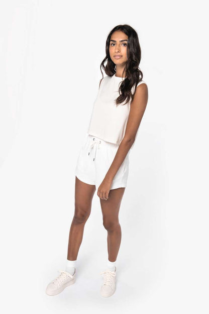 ECO-FRIENDLY LADIES’ SLEEVELESS CROP T-SHIRT - Native Spirit (5 of 5) | utt:2fe1bd1d2198