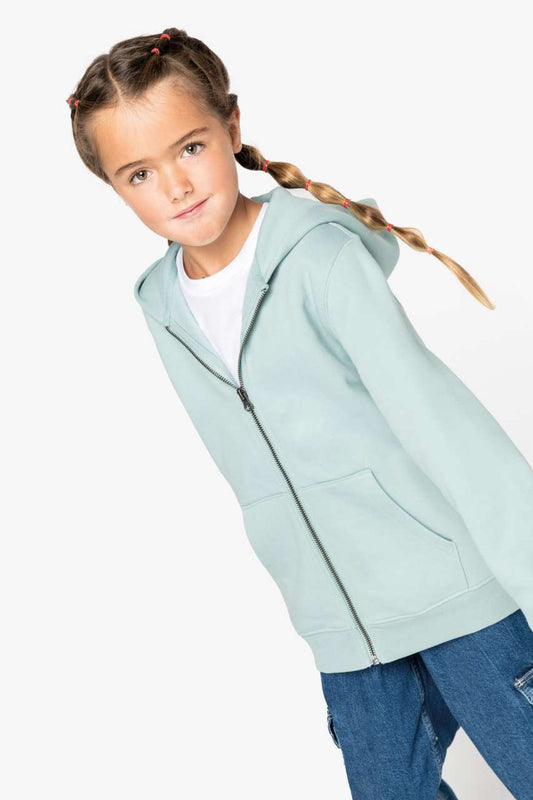 ECO-FRIENDLY KIDS’ FULL ZIP HOODED SWEATSHIRT - Native Spirit (2 of 5) | utt:305bb2e74fb8