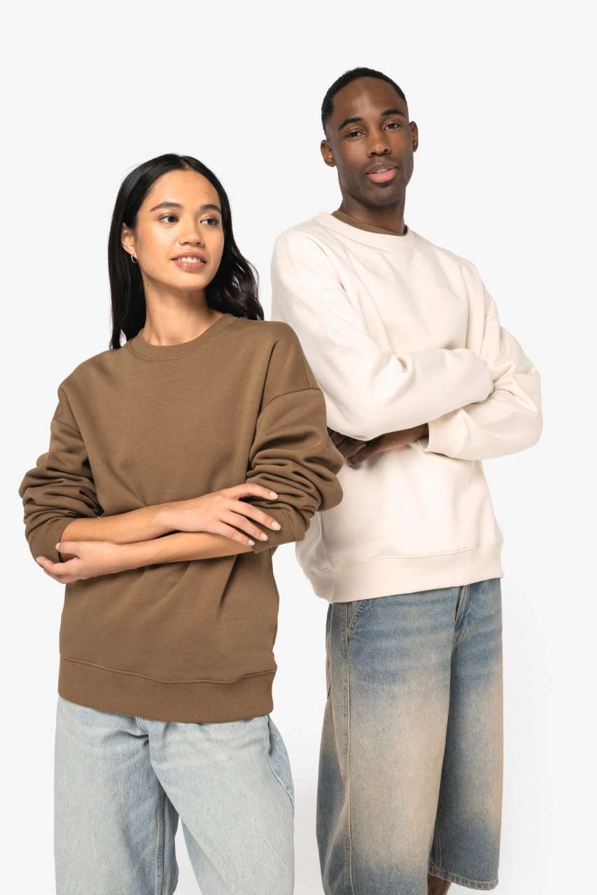 Unisex Eco-Friendly Oversized Crew Neck Sweatshirt - Native Spirit (1 of 8)