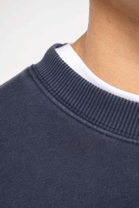 UNISEX WASHED EFFECT OVERSIZE ROUND NECK SWEATSHIRT - Native Spirit (2 of 8) | utt:080495e13209