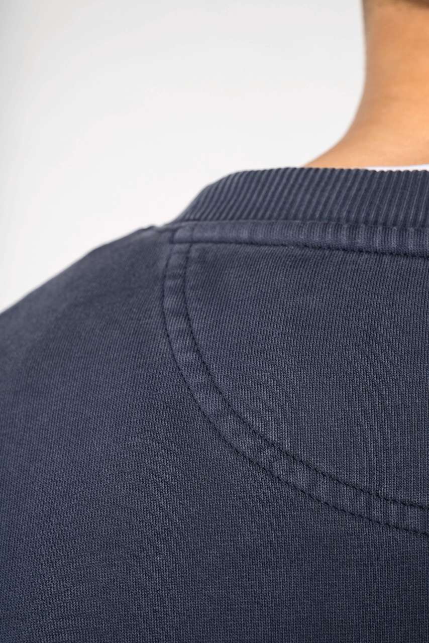 Unisex Washed Effect Oversize Round Neck Sweatshirt - Native Spirit (4 of 8)