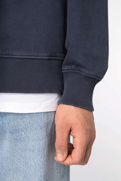 Unisex Washed Effect Oversize Round Neck Sweatshirt - Native Spirit (5 of 8)