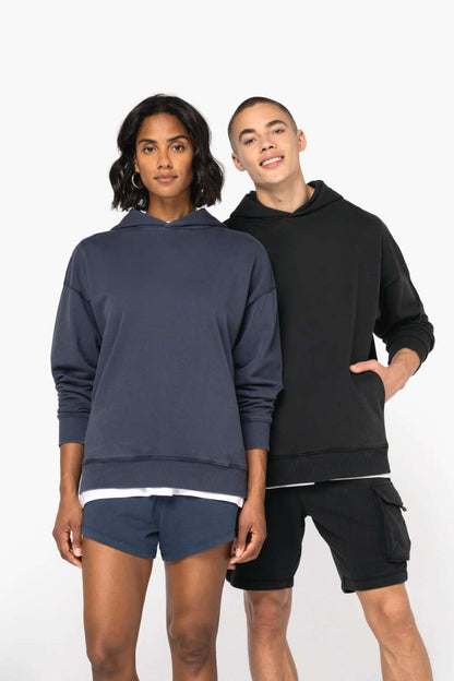 Unisex Washed Effect Oversize Hooded Sweatshirt - Native Spirit (1 of 7)