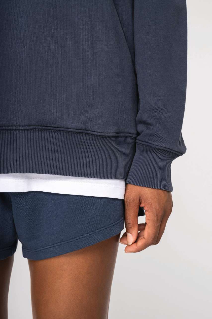 Unisex Washed Effect Oversize Hooded Sweatshirt - Native Spirit (4 of 7)
