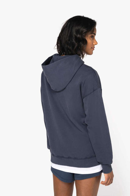 Unisex Washed Effect Oversize Hooded Sweatshirt - Native Spirit (6 of 7)