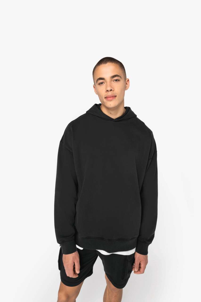 Unisex Washed Effect Oversize Hooded Sweatshirt - Native Spirit (7 of 7)