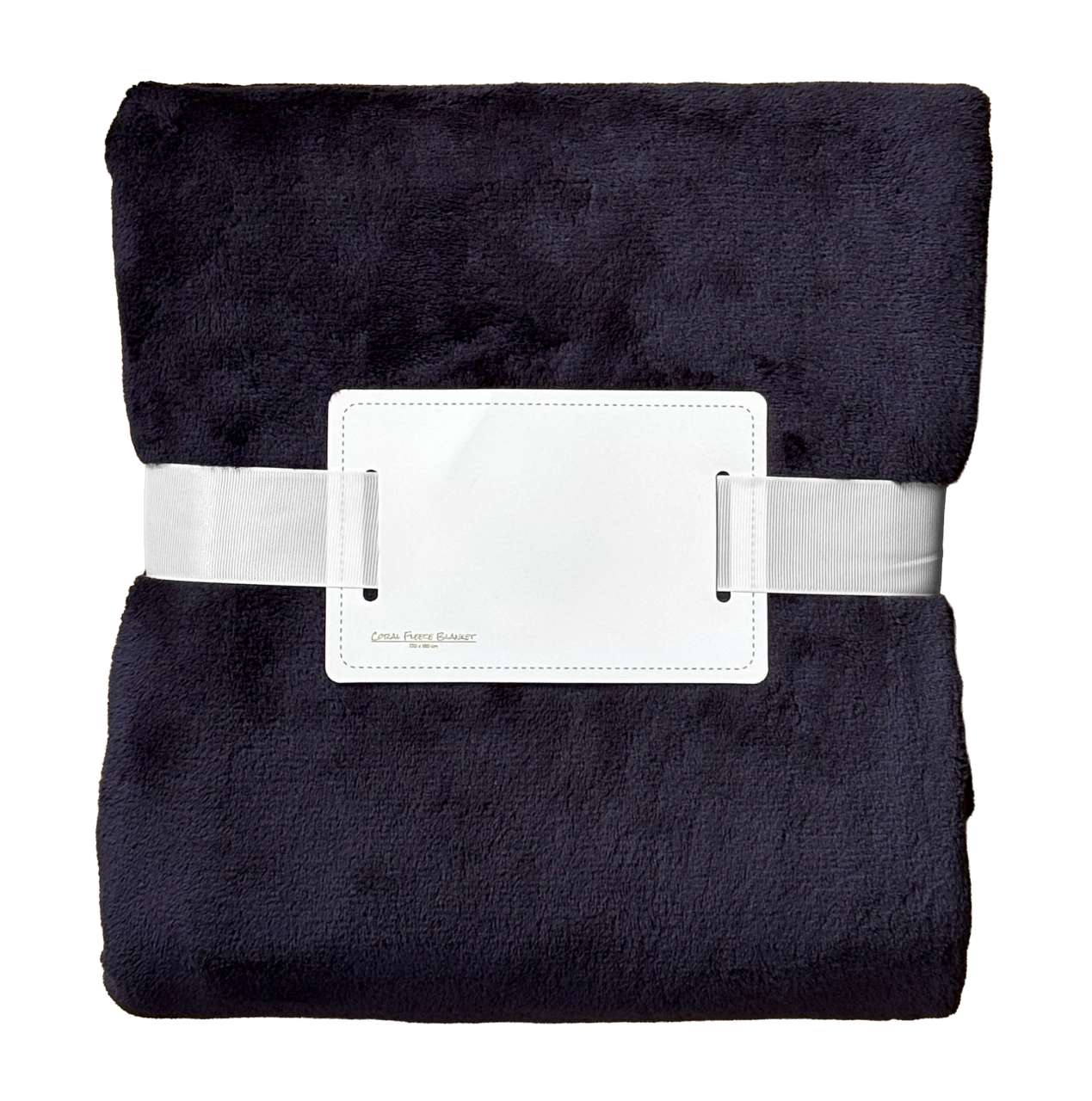 OLIMA CORAL FLEECE BLANKET in Midnight | utt:cead9a7dec23