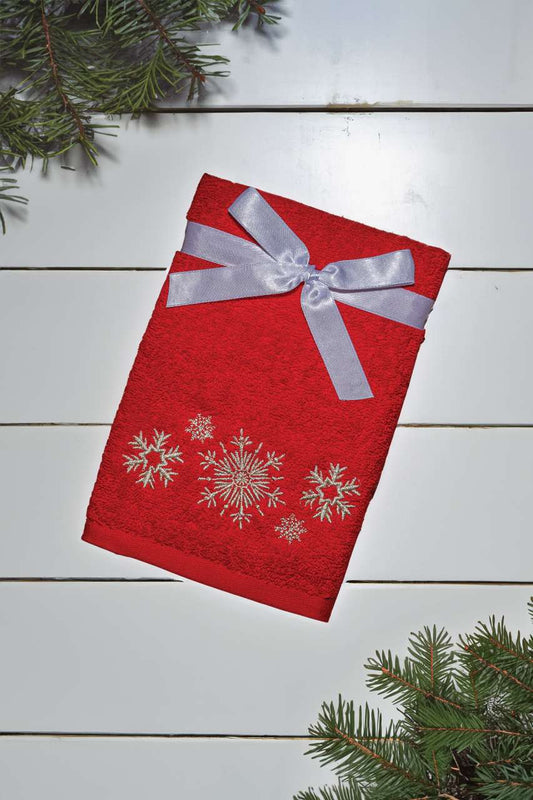 OLIMA CHRISTMAS TOWEL - SNOWFLAKES II - Olima (1 of 2) | utt:cc193f41d769