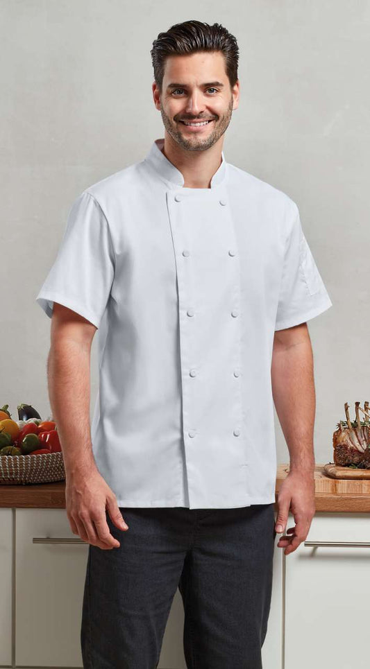 CHEF'S COOLCHECKER® SHORT SLEEVE JACKET - Premier (1 of 4) | utt:d4ca6a737d2b