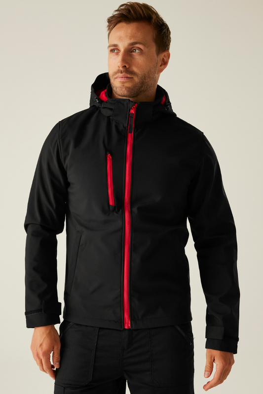 VENTURER 3 LAYER HOODED PRINTABLE SOFTSHELL JACKET - Regatta (1 of 6) | utt:a401b6073a3c