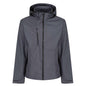 VENTURER 3 LAYER HOODED PRINTABLE SOFTSHELL JACKET in Seal Grey/Black | utt:e93b966bc372