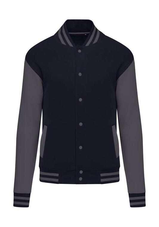 Originals Varsity Jacket Unisex in Dark Black/Grey