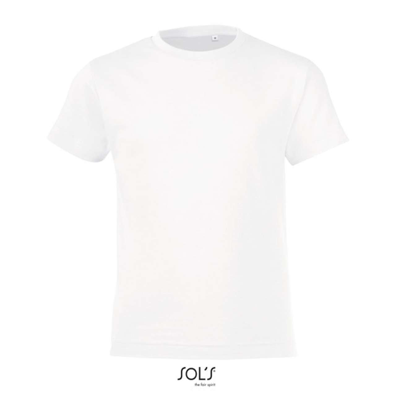 Sol's Regent Fit Kids' - Round Neck T-Shirt in White