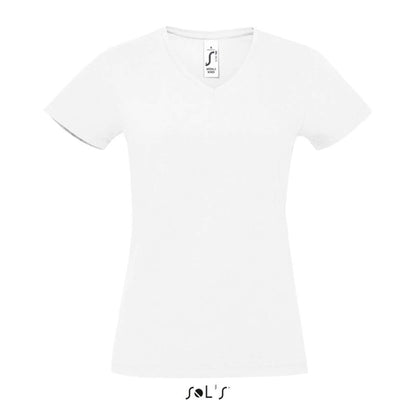 Sol's Imperial V Women - V-Neck T-Shirt in White