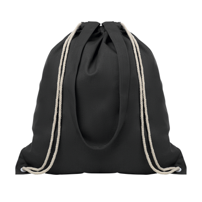 SOL'S OSLO - DRAWSTRING BACKPACK WITH HANDLES in Black | utt:76cf06546a28