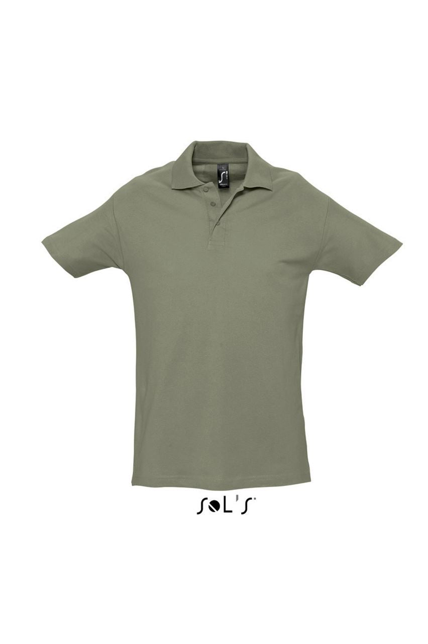 Sol's Spring Ii - Men’s Pique Polo Shirt in Khaki