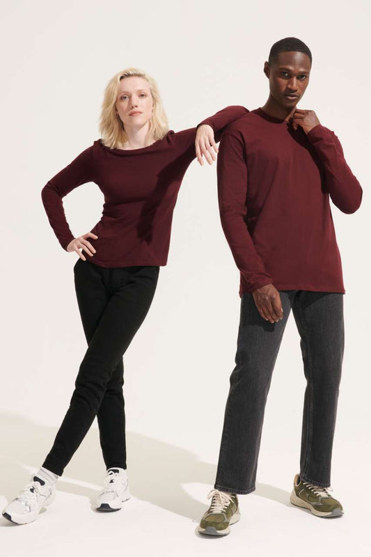 SOL'S MAJESTIC - WOMEN'S ROUND COLLAR LONG SLEEVE T-SHIRT - SOL'S (2 of 2) | utt:6454f08b744a