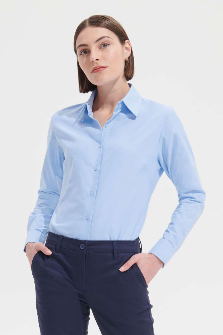 Sol's Embassy - Long Sleeve Oxford Women's Shirt - SOL'S | utt:4b54202c1bef