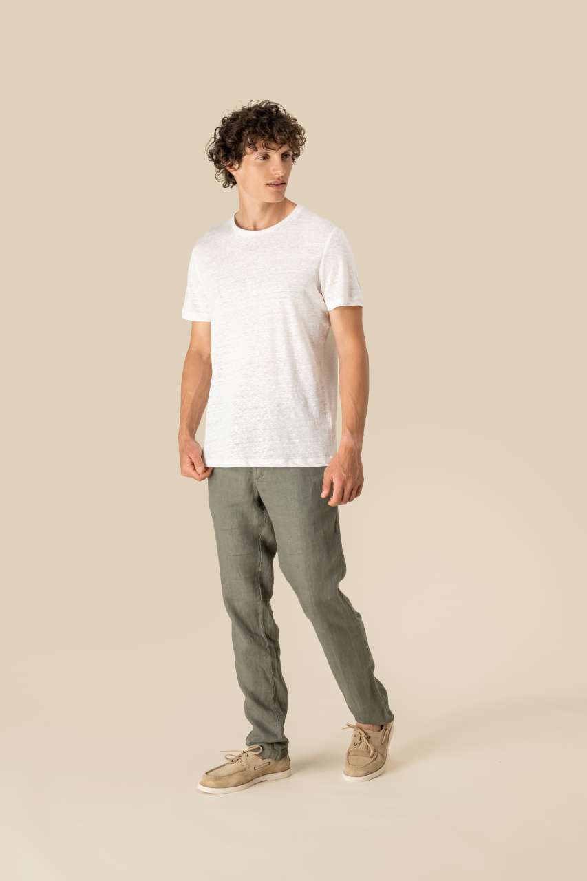 Men's Linen T-Shirt - Spasso (3 of 4) | utt:af2d44ace2b1