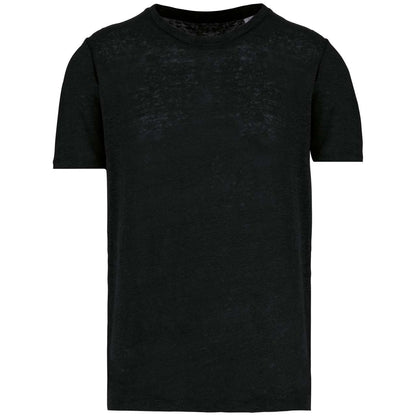 Men's Linen T-Shirt in Black | utt:3356e622b85e