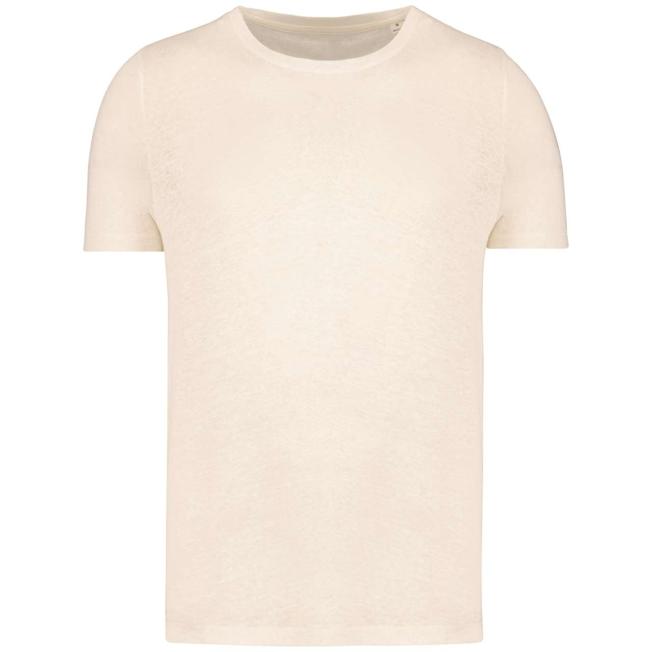 Men's Linen T-Shirt in Ivory | utt:f332e8420979