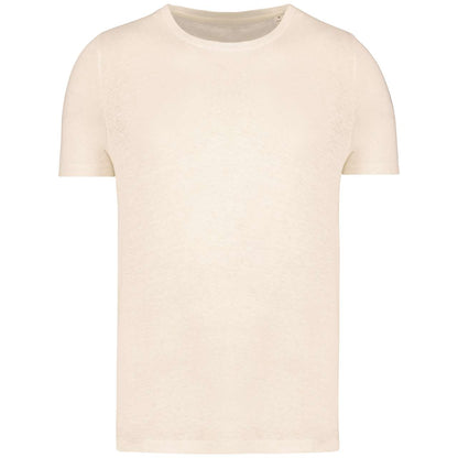 Men's Linen T-Shirt in Ivory | utt:f332e8420979