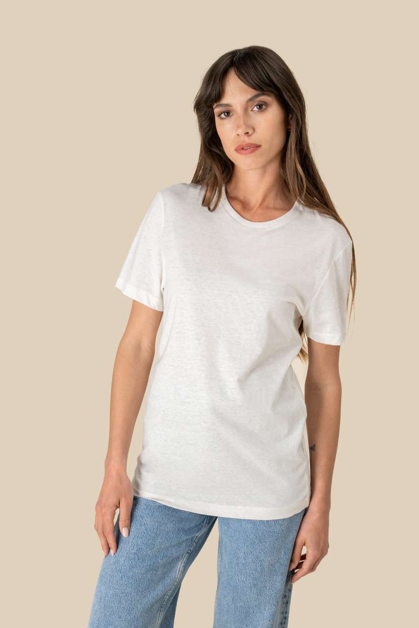 Eco-Friendly Unisex Organic Cotton And Linen T-Shirt - Spasso (1 of 5) | utt:14472e6a3ec7