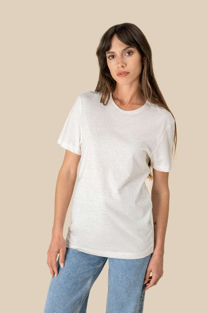 Eco-Friendly Unisex Organic Cotton And Linen T-Shirt - Spasso (1 of 5) | utt:14472e6a3ec7