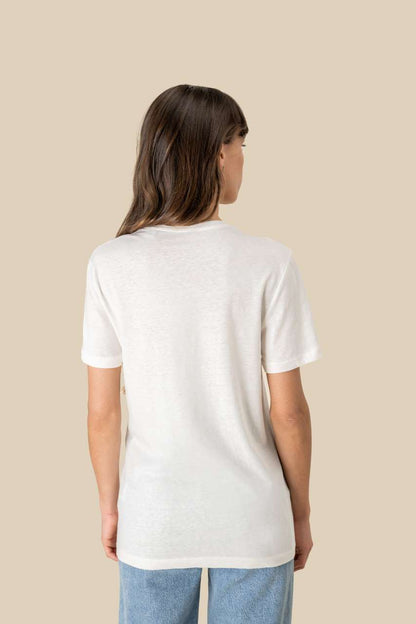 Eco-Friendly Unisex Organic Cotton And Linen T-Shirt - Spasso (2 of 5) | utt:132a397c4cb9