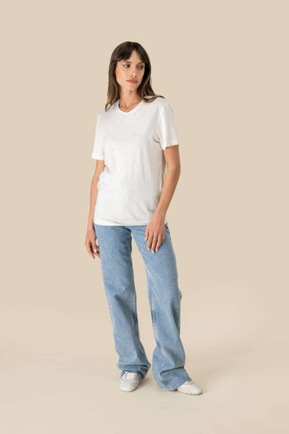 Eco-Friendly Unisex Organic Cotton And Linen T-Shirt - Spasso (3 of 5) | utt:6063ef534d6a