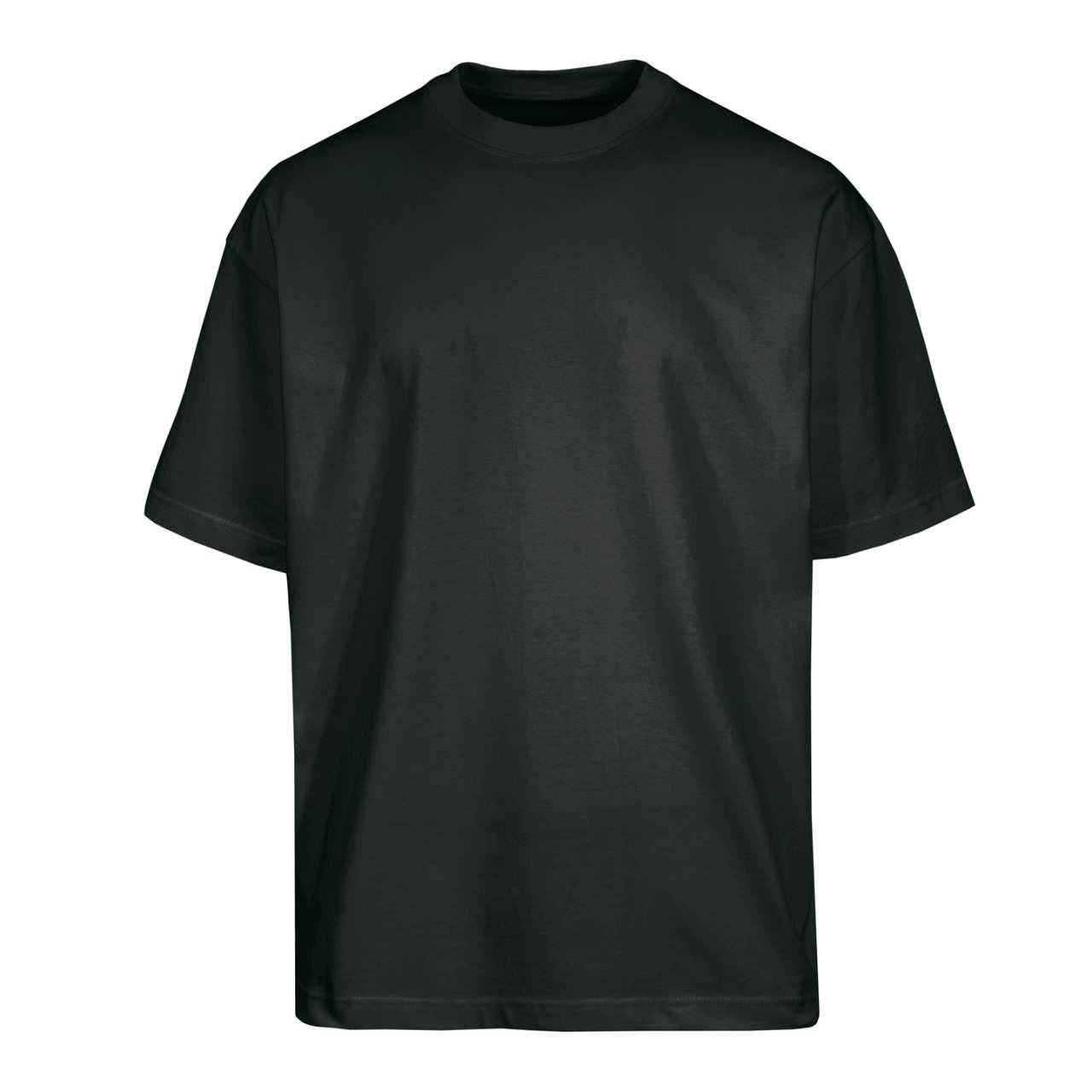 JERSEY PLUS - SHORT SLEEVE CREW NECK T SHIRT  in Black | utt:dc35f79864fb