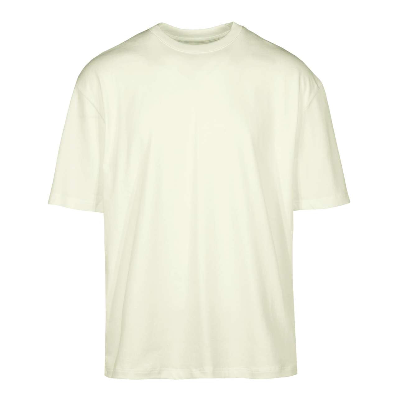 JERSEY MAX - SHORT SLEEVE CREW NECK T SHIRT  in Cream | utt:34b81ea7ed45