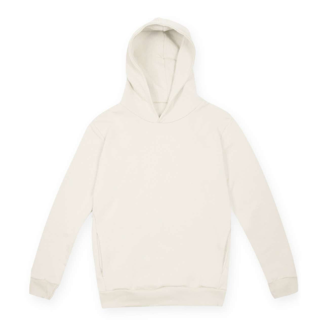 Mya - Unisex Urban Soft Hooded Sweatshirt in White Cream
