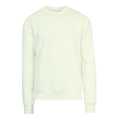 365 - DIAGONAL FRENCH TERRY CREWNECK SWEATSHIRT  in Cream | utt:faccc533ee21