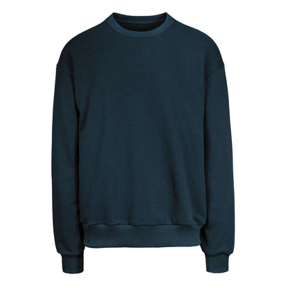 365 - DIAGONAL FRENCH TERRY CREWNECK SWEATSHIRT  in Navy | utt:95583211330f