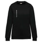 UNISEX DAYTODAY CONTRASTING POCKET SWEATSHIRT in Black/Silver | utt:29ae74e2ce95