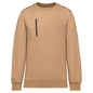 UNISEX DAYTODAY CONTRASTING POCKET SWEATSHIRT in Camel/Black | utt:637c3f1020c5