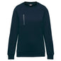 UNISEX DAYTODAY CONTRASTING POCKET SWEATSHIRT in Navy/Silver | utt:81ad000af75b